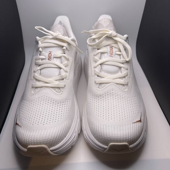 HOKA One One Arahi 7 Blanc de Blanc / Rose Gold Sneakers, Size 10.5 Women's- NWT